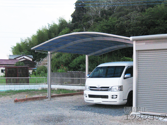 茨城県行方市ののカーポート レイナツインポートグラン　積雪〜20cm対応 施工例