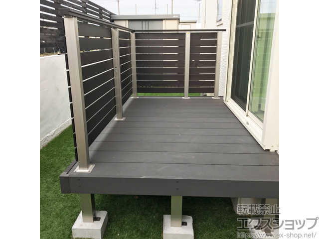 静岡県静岡市ののウッドデッキ リウッドデッキ 200 施工例