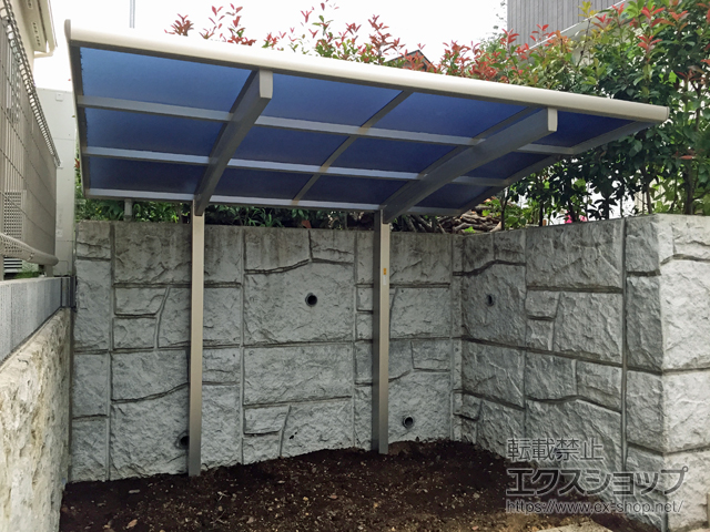 神奈川県藤沢市ののサイクルポート・駐輪場 レイナポートグランミニ 積雪〜20cm対応 施工例