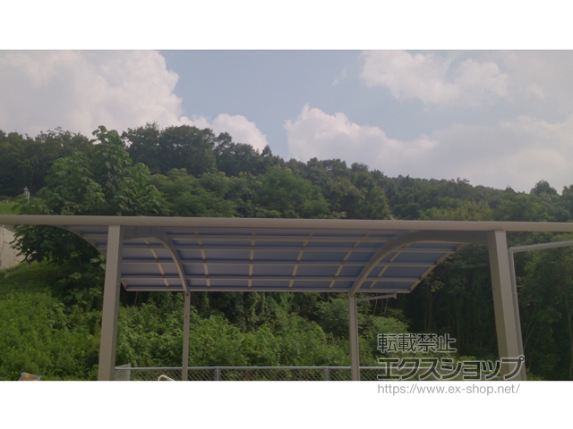 岡山県岡山市ののカーポート レイナツインポートグラン　積雪〜20cm対応 施工例