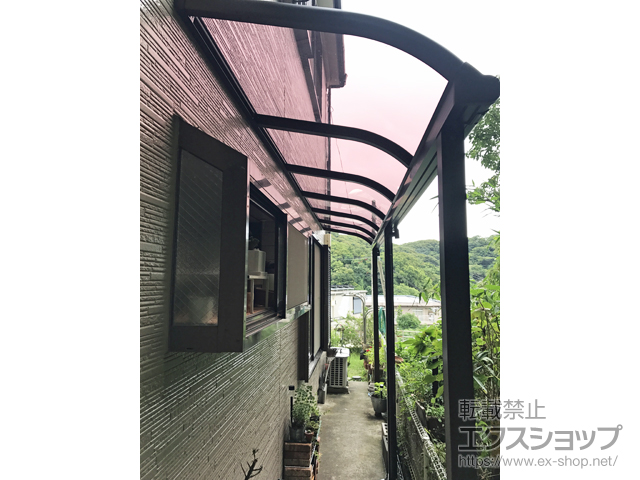 神奈川県横須賀市ののテラス屋根 ヴェクターテラス R型 テラスタイプ 連棟 積雪〜20cm対応 施工例