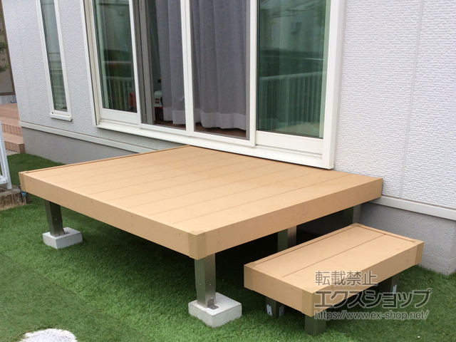 愛知県額田郡幸田町ののウッドデッキ リウッドデッキ 200 施工例