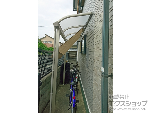 徳島県徳島市ののテラス屋根 ヴェクターテラス R型 テラスタイプ 単体 積雪〜20cm対応 施工例