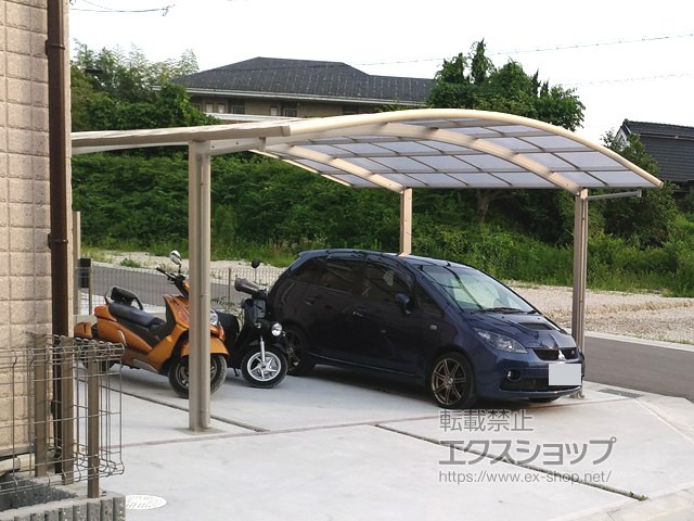 兵庫県神戸市ののカーポート レイナツインポートグラン　積雪〜20cm対応 施工例