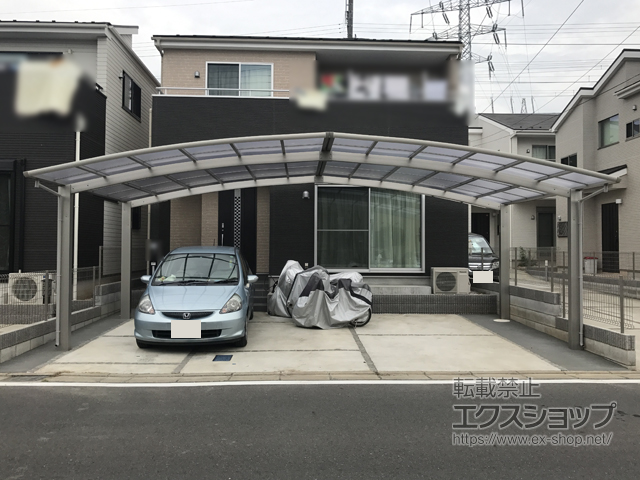 千葉県鎌ケ谷市ののカーポート レイナトリプルポートグラン　積雪〜20cm対応 施工例