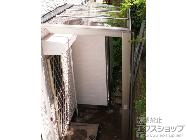 神奈川県横浜市ののテラス屋根 フーゴF 独立テラスタイプ 単体 積雪〜20cm対応 施工例