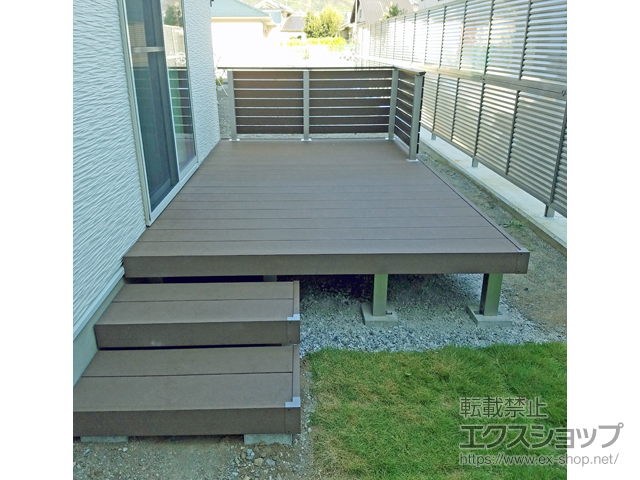長野県松本市ののウッドデッキ リウッドデッキ 200 施工例
