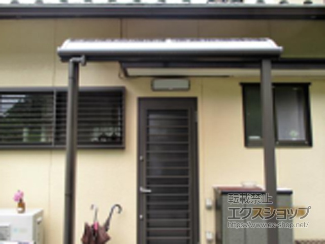 岐阜県郡上市ののテラス屋根 スピーネ R型 1500 テラスタイプ 単体 積雪〜50cm対応 施工例