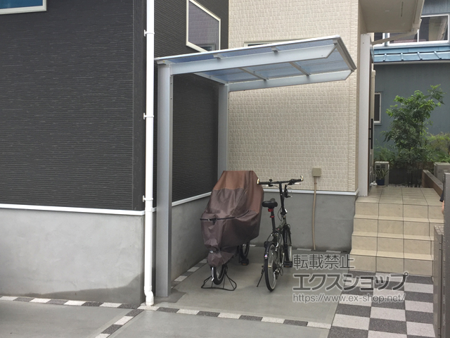 東京都練馬区ののサイクルポート・駐輪場 ネスカFミニ (フラットスタイル) 積雪〜20cm対応 施工例