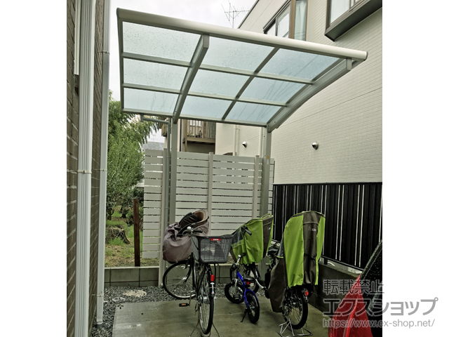 東京都世田谷区ののサイクルポート・駐輪場 レイナポートグランミニ 積雪〜20cm対応 施工例