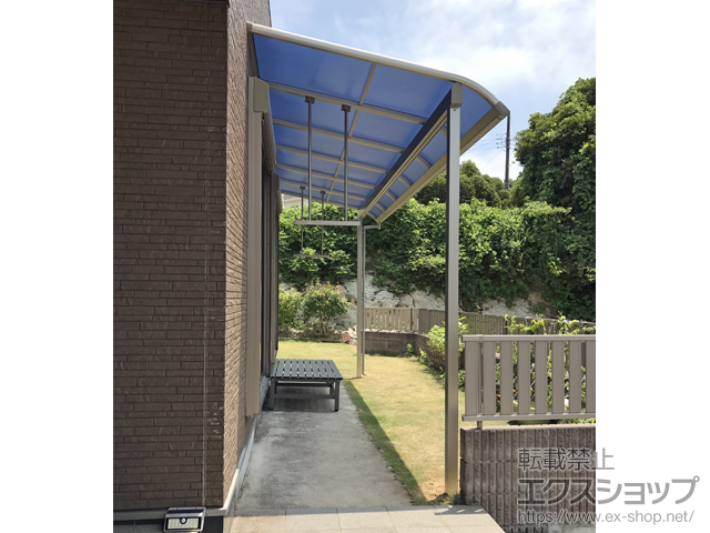 千葉県いすみ市ののテラス屋根 ヴェクターテラス R型 テラスタイプ 単体 積雪〜20cm対応 施工例