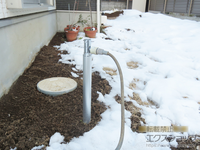 埼玉県さいたま市のの立水栓・ガーデンシンク 立水栓ユニット コロルミニ・スプリンクル アルマイト処理 施工例