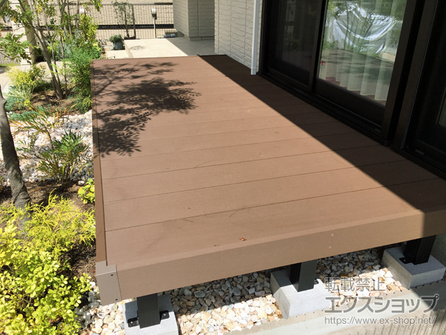 兵庫県神戸市ののウッドデッキ リウッドデッキ 200 施工例