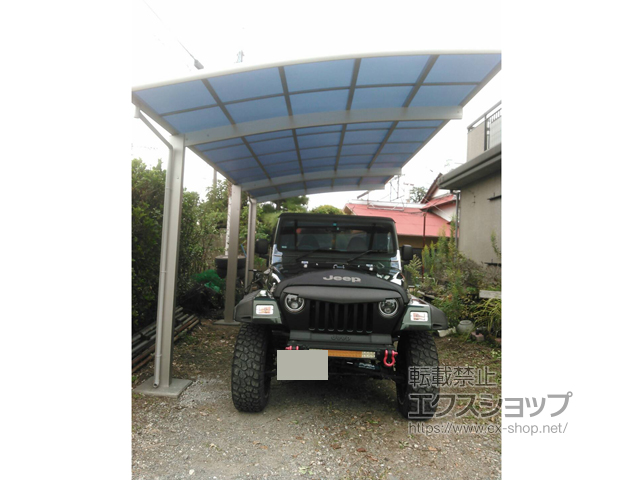 神奈川県秦野市ののカーポート レイナポートグラン 延長　積雪〜20cm対応 施工例