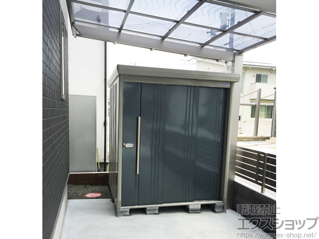 兵庫県たつの市のの物置・屋外倉庫 Mr.ストックマンダンディ 一般型 1832×1590×2110 ND-1815-J 施工例