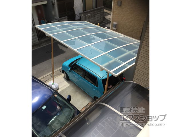 埼玉県三郷市ののカーポート レイナポートグラン　積雪〜20cm対応 施工例