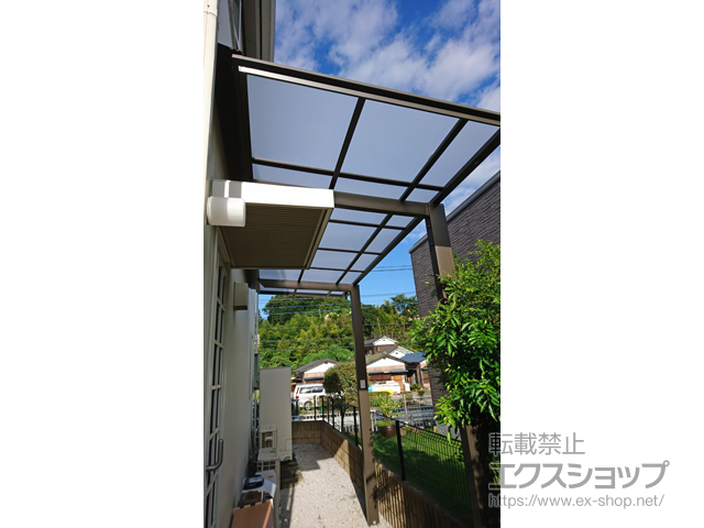 東京都八王子市ののテラス屋根 フーゴF 独立テラスタイプ 単体 積雪〜20cm対応 施工例