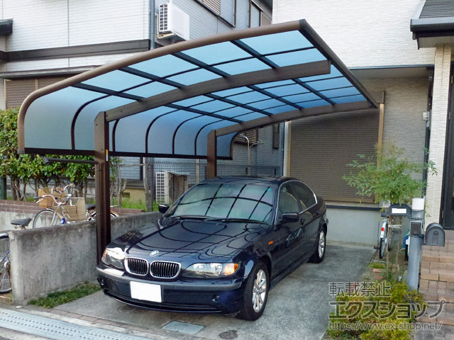 大阪府泉南市ののカーポート レイナキャップポートグラン　積雪〜20cm対応 施工例