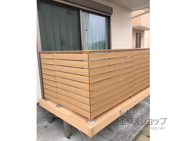 神奈川県海老名市ののウッドデッキ リウッドデッキ 200 施工例