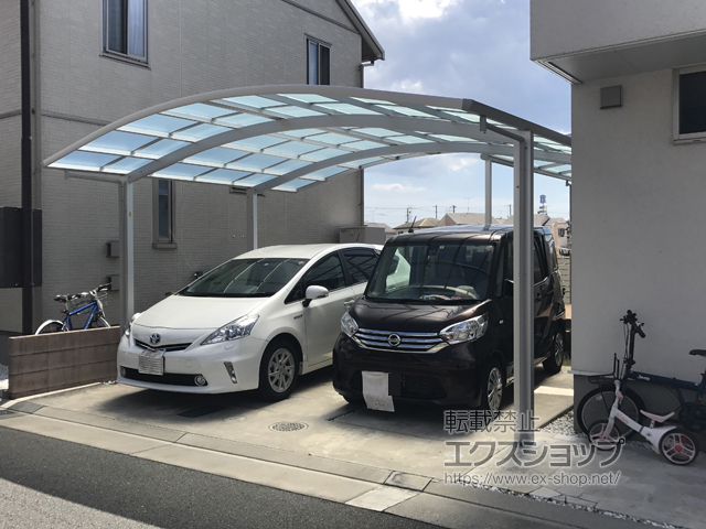 兵庫県加古川市ののカーポート レイナツインポートグラン　積雪〜20cm対応 施工例