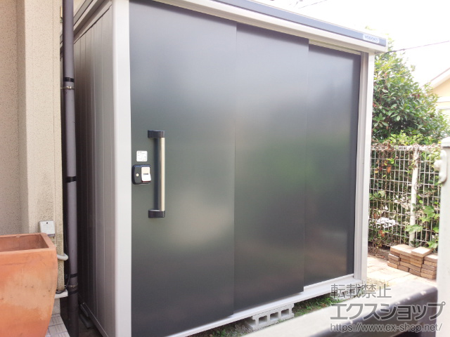 福岡県北九州市のの物置・屋外倉庫 エルモ 一般型 2220×2220×2117 LMD-2222-SM 施工例