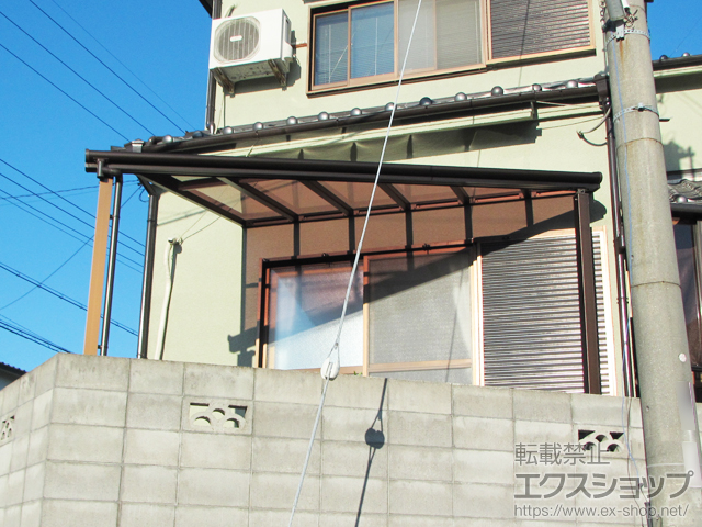 兵庫県三木市ののテラス屋根 ヴェクターテラス F型 テラスタイプ 単体 積雪〜20cm対応 施工例