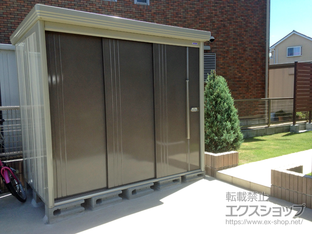 茨城県古河市のの物置・屋外倉庫 Mr.ストックマンダンディ 一般型 ND-2314 B ND-2314-B 施工例