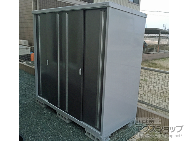 熊本県熊本市のの物置・屋外倉庫 シンプリー 一般型 2160×905×1903 MJX-219E-P-PG 施工例