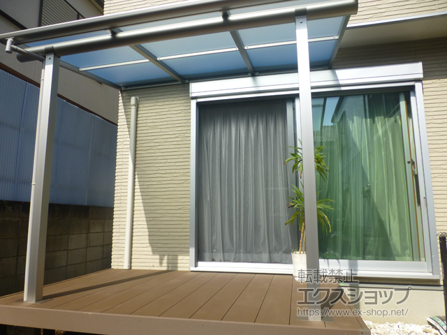 千葉県船橋市ののテラス屋根 ヴェクターテラス F型 テラスタイプ 単体 積雪〜20cm対応 施工例