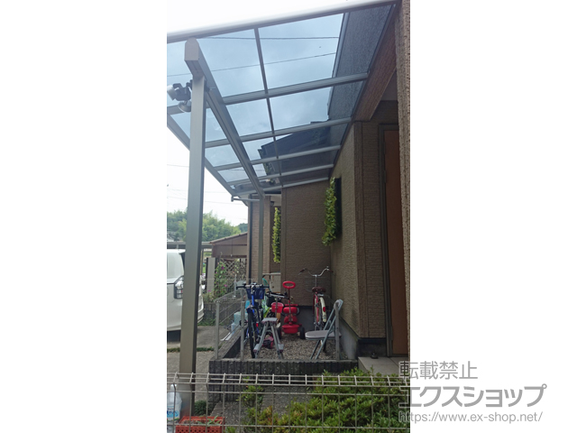 愛知県瀬戸市ののテラス屋根 ヴェクターテラス F型 テラスタイプ 単体 積雪〜20cm対応 施工例