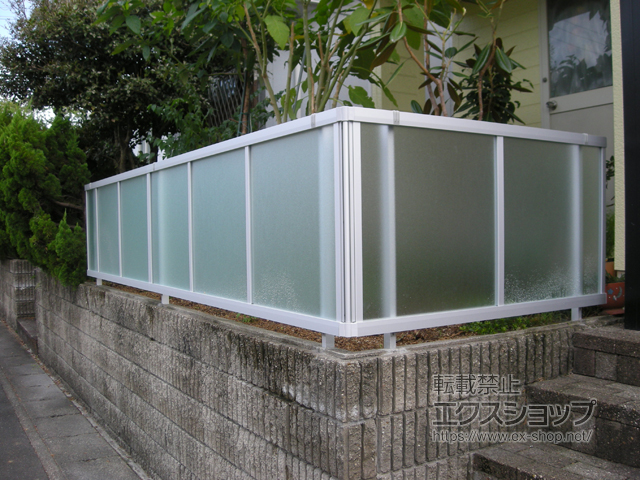 愛知県半田市ののフェンス・柵 ライシスフェンスP型 フリーポールタイプ 施工例