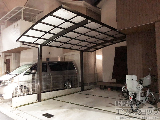 大阪府松原市ののカーポート レイナポートグラン　積雪〜20cm対応 施工例