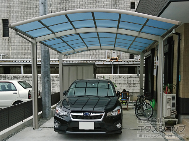静岡県静岡市ののカーポート レイナツインポートグラン　積雪〜20cm対応 施工例