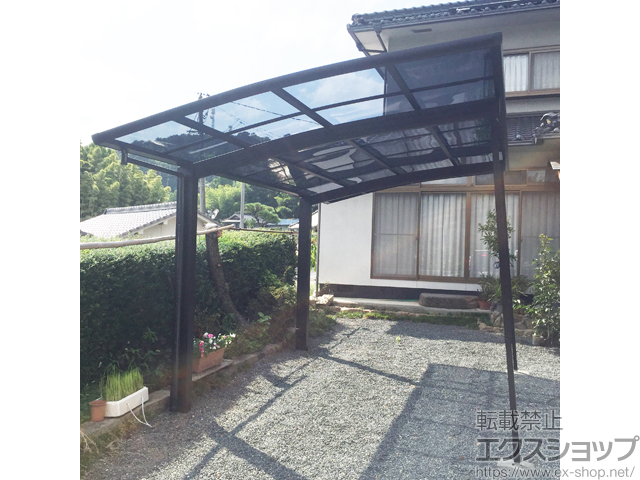 広島県福山市ののカーポート レイナポートグラン　積雪〜20cm対応 施工例