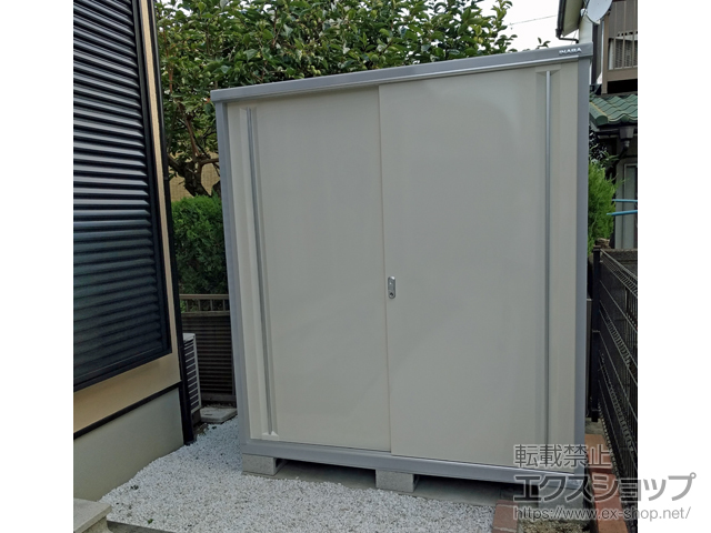 愛知県名古屋市のの物置・屋外倉庫 シンプリー 一般型 1740×905×1903 MJX-179E-P-FW 施工例