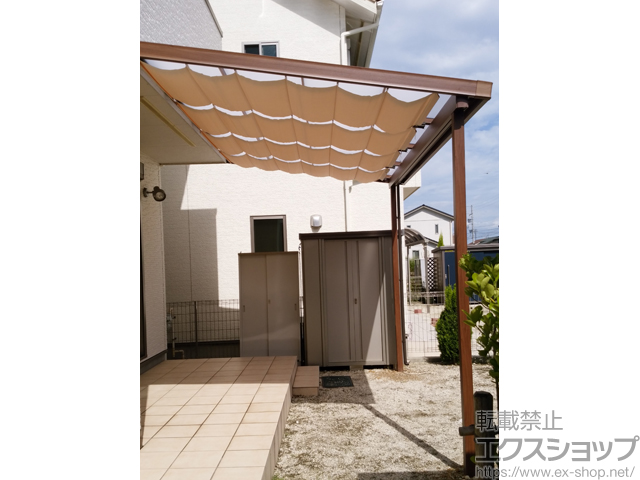 愛知県知多郡東浦町ののテラス屋根 シュエット テラスタイプ 単体 積雪〜20cm対応 施工例