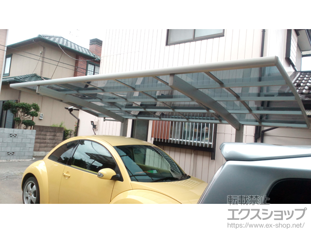 埼玉県加須市ののカーポート プレシオスポート 積雪〜20cm対応 施工例