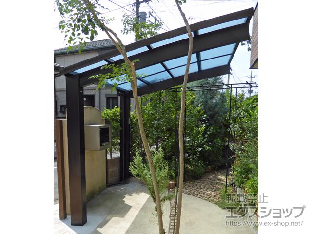 東京都清瀬市ののサイクルポート・駐輪場 カムフィエースZ ミニ 積雪〜50cm対応 施工例