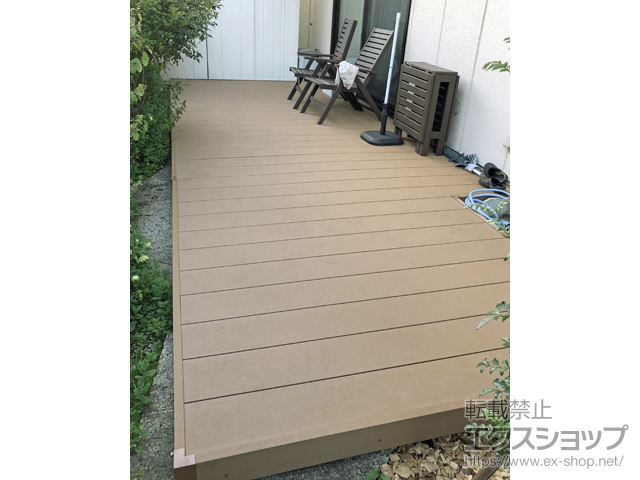 東京都世田谷区ののウッドデッキ リウッドデッキ 200 施工例