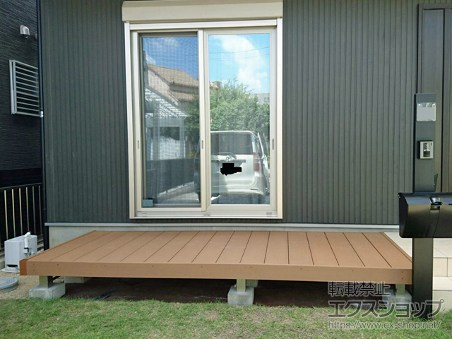 愛知県豊田市ののウッドデッキ リウッドデッキ 200 施工例