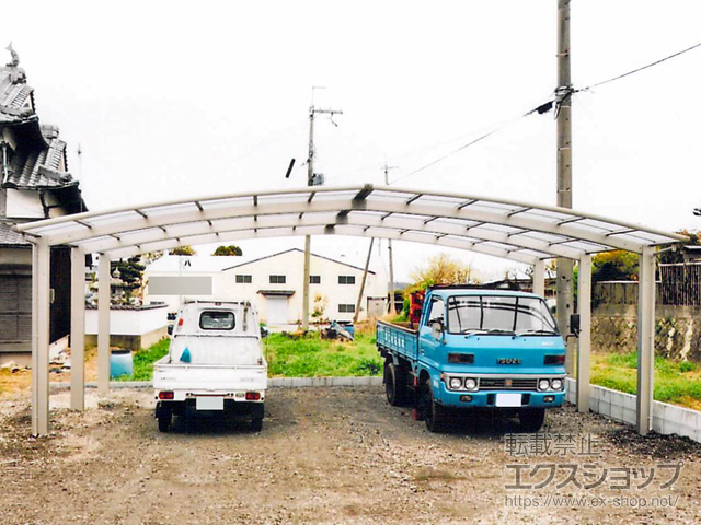 兵庫県たつの市ののカーポート レイナトリプルポートグラン　積雪〜20cm対応 施工例