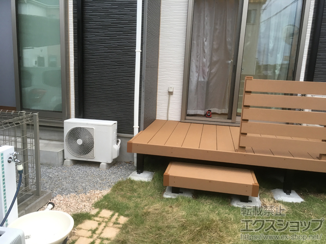 千葉県八千代市ののウッドデッキ リウッドデッキ 200 施工例