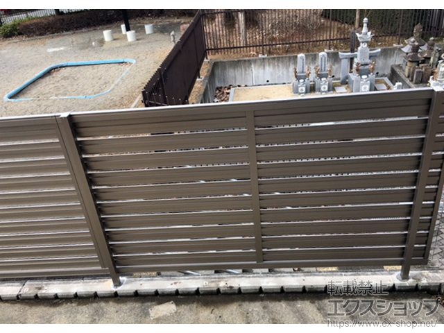 東京都町田市ののフェンス・柵 セレビューフェンスR3型 自在柱式 施工例