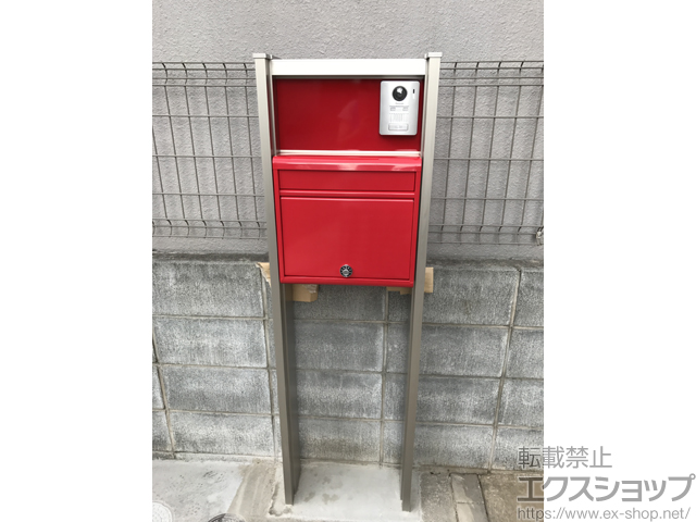 埼玉県さいたま市のの機能門柱・ポスト ポスティモα 施工例