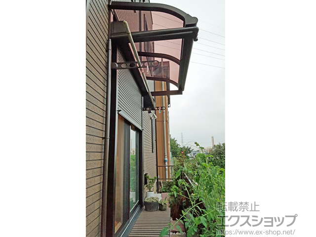 埼玉県和光市ののテラス屋根 ヴェクターテラス R型 ルーフタイプ 単体 積雪〜20cm対応 施工例