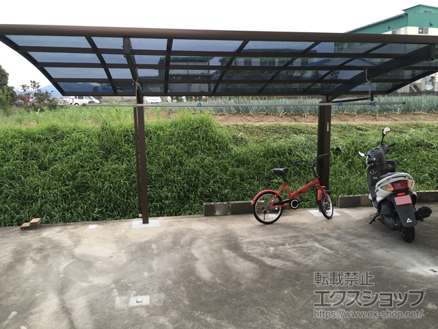 群馬県富岡市ののカーポート プレシオスポート 積雪〜20cm対応 施工例