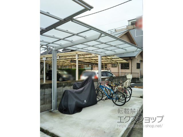 東京都昭島市ののカーポート ソリッドポート 積雪〜20cm対応 施工例
