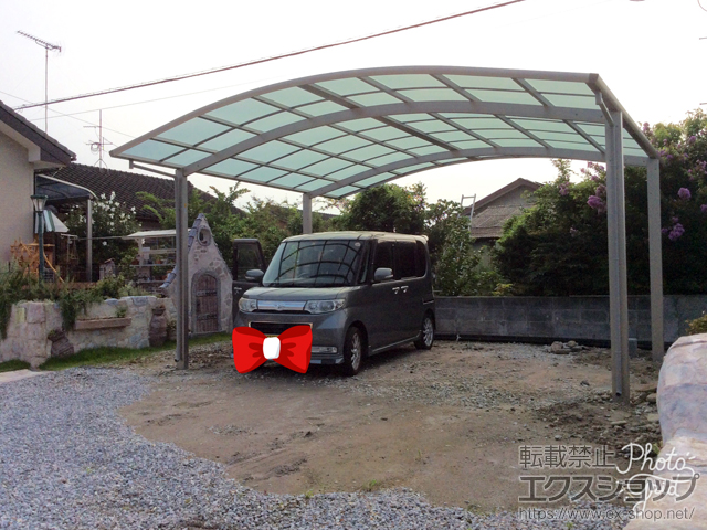 宮崎県串間市ののカーポート レイナツインポートグラン　積雪〜20cm対応 施工例