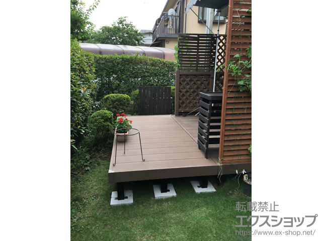 埼玉県日高市ののウッドデッキ マージウッドデッキ 施工例
