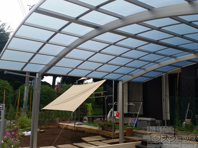 千葉県八千代市ののカーポート レイナツインポートグラン　積雪〜20cm対応 施工例